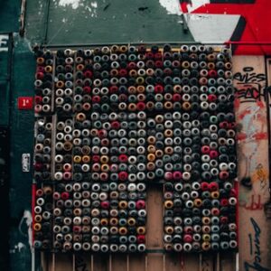 Neon Graffiti Spray Paint